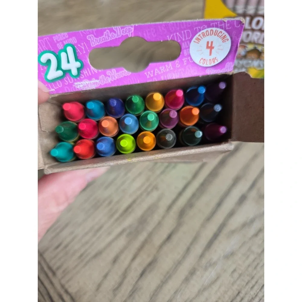 Crayola Crayons Lot  Of 2 Colors of Kindness & Colors of the World 24 Count New